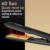 Vega Classic Hair Crimper with Ceramic Coated Plates (VHCR-01) Black (1 pc)