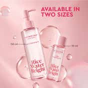 The Face Shop Rice Water Bright Light Cleansing Oil – Korean Makeup Remover & Oil Cleanser for Glowing Skin (55 ml)