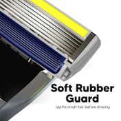 LetsShave Pro 6 Plus Razor Blades Set - Yellow (12Pcs)