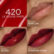 L'Oreal Paris Hyaluron Tint Lip Stain Serum 12H Weightless Color - 420 Le Rouge Paris (5 ml)