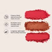 Power Beauty Super Stack 3-in-1 Cheek Velvet Tint - 07 Coral, 08 Shimmer Peach, 09 Shimmer Pink (15 g)