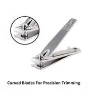 Babila Set of Large Nail Clipper & Nail Buffer 7 Steps NCB-V032 (2 pcs)