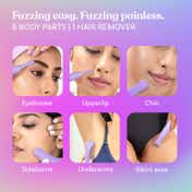 Bombae 6-In-1 Trimmer For Women Electric Hair Removal Trimmer For Eyebrow Underarms & Bikini (200 g)