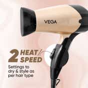 Vega Hair Dryer and Straightener Combo 3 in 1 Hair Styler & Blooming Air+ Dryer for Women (VGGP-10)