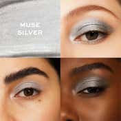Makeup Revolution Metallic Muse Glitter Muse Eyeshadow - Silver (3.5 ml)