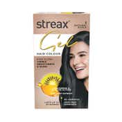 Streax Gel Hair Color for Women - Natural Black 1 (150 ml)