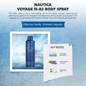 Nautica Voyage N83 Body Spray (170g)
