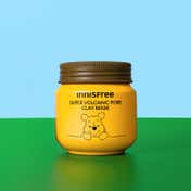 Innisfree Super Volcanic Pore Clay Mask – Cleanses Pores & Controls Oil, Pooh Edition (100 ml)