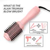 Alan Truman Compact Blow Brush - Pink (1 Pc)