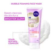 Nivea Luminous Even Glow Bubble Foam Face Wash (100 ml)