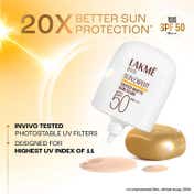 Lakme Sun Expert Tinted Matte Fluid SPF 50 Sunscreen 1% Ceramide - Beige (50ml)