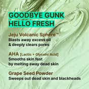 Innisfree Volcanic Pore Clay Mask - Cool Mint Choco Clogged Pores, Oil Control, Blackhead (100 ml)