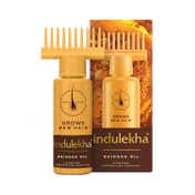 Indulekha Bringha Hair Oil with 11 Herbs Ayurvedic Hair Oil for Hair Growth (50 ml)