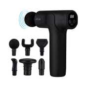 Vega Hand Massage Gun for Body Pain Relief with USB-C Charging, 6 Attachment-Speed Setting, VHMG-01