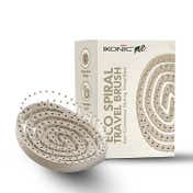 Ikonic Me Eco Spiral Travel Brush IKM-2109 - Sand Beige