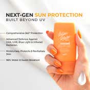 Eclipse Solaire Sunscreen SPF 50 PA++++ Active Physical Non Greasy Formula All Skin Types (30ml)