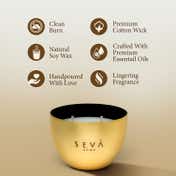 Seva Home Heirloom Bowl Mini Scented Candle Gold + Rosegold (2 Pcs)