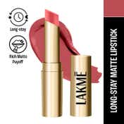Lakme Unreal 3D Slim Bullet Matte Finish - Nude Blush (3.6 g)