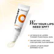 Novology SPF 50 PA++++ Lip Balm Serum, For Pigmented & Dry Lips, UV Protection, Non-Tinted (10 g)