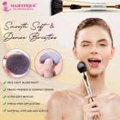 Majestique 4 in 1 Multifunctional Makeup Brush - Golden