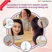 Majestique Foldable Handheld Makeup Mirror