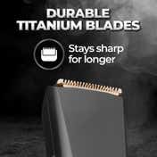 Beardo Chrome Beast Multipurpose Trimmer Kit for Men 90 Min Runtime 40 Length Adjustments Shaver Black