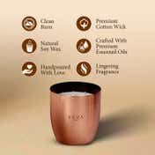 Seva Home Heirloom Large Berries Rose Gold Candle