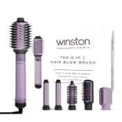 Winston 6 in 1 Hair Blow Brush Multi Styler - Purple