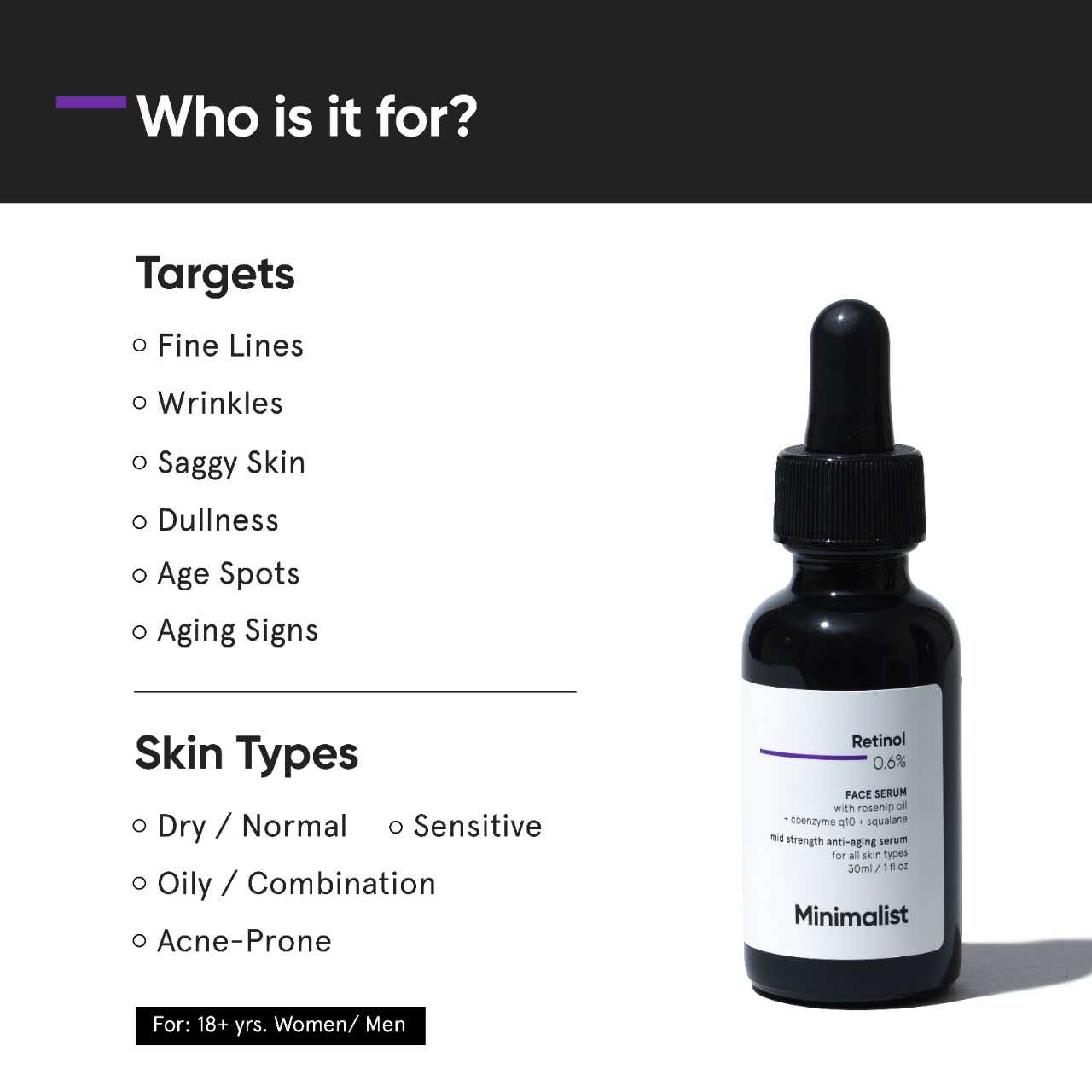 Minimalist 0.6% Retinol Face Serum thumbnail 2