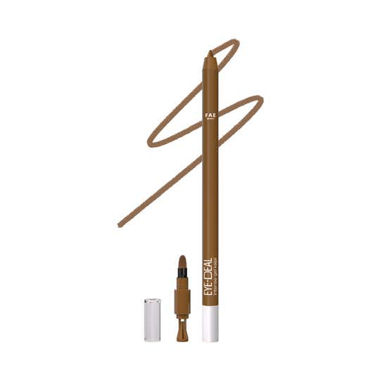 FAE BEAUTY Eye-Deal Intense Gel Shimmery Kajal With Sharpener & Brush Shade - Honey Drizzle (0.35 g)