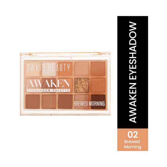 Swiss Beauty Awaken Eyeshadow Palette - Brewed Morning (11 g)