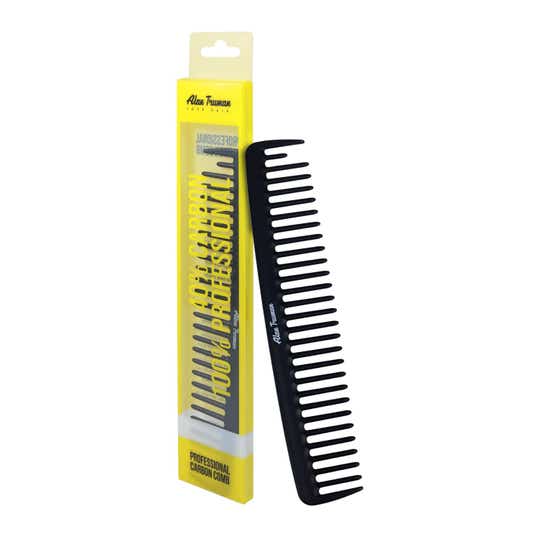 Alan Truman CB-01 Wet and Dry Detangling Carbon Comb (1 Pc)