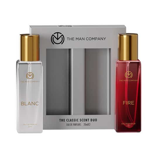 The Man Company Classic Scent Duo, Fire and Blanc Gift Set (2 pcs)