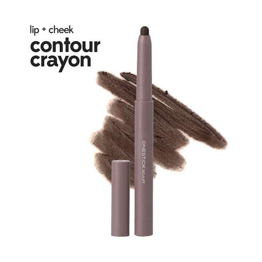 Ruby’s Organics OneStick Sculpt Lip and Cheek Contour Crayon - Espresso (1 g)