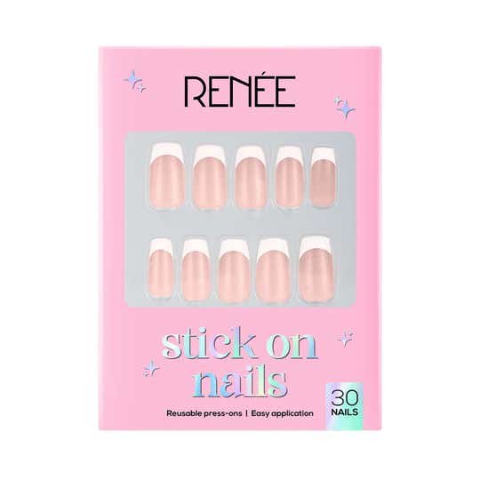 Renee Stick On Nails - French Nails 14 (Pack of 30)