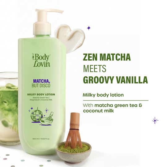 Plum BodyLovin' Matcha, But Disco Milky Body Lotion (400 ml)