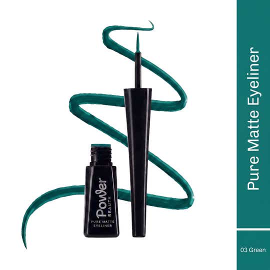 Power BEAUTY Pure matte Eyeliner - Green 04 (3.5 ml)