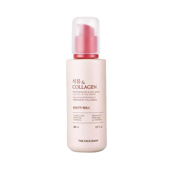 The Face Shop Collagen & Pomegranate Serum - Best Anti Aging Korean Serum with Panthenol (80 ml)
