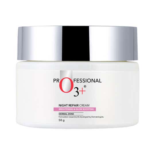 O3+ Night Repair Cream - Moisturiser For Brightening & Glow Boosting Fades (50 g)