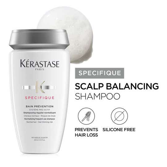 KERASTASE Specifique Prevention Shampoo Reduces Hair-Loss Adds Volume (250 ml)
