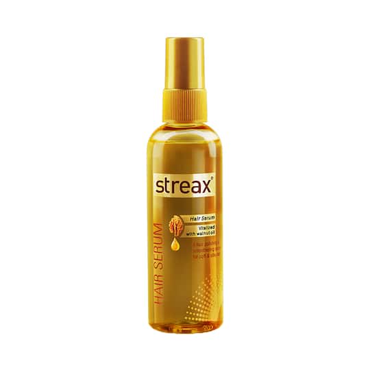 Streax Hair Serum Vitalized With Walnut Oil For Hair Smoothening & Shine (200ml)