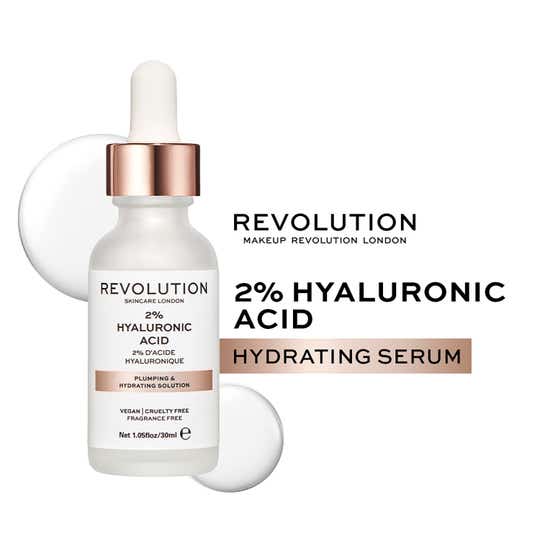 Makeup Revolution Skin Care 2% Hyaluronic Acid Plumping And Hydrating Serum (30ml)