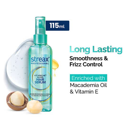 Streax Professional Vitarich Gloss Hair Serum (115ml)