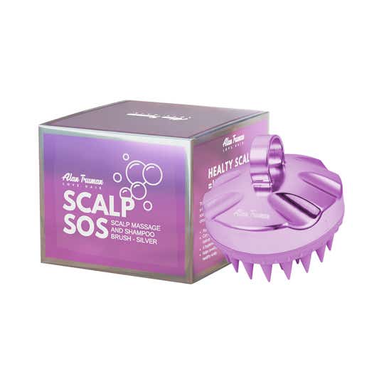 Alan Truman Scalp SOS - Scalp Massage & Shampoo Brush - Metallic Pink