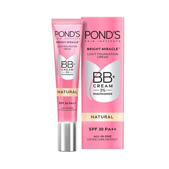 Pond's BB+ Cream Instant Spot Coverage + Light Makeup Glow - Natural (9g)