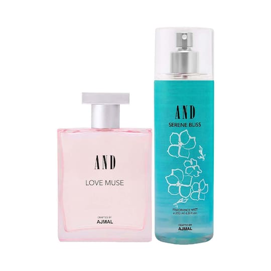 AND Love Muse Eau De Parfum & Serene Bliss Body Mist - (2Pcs)