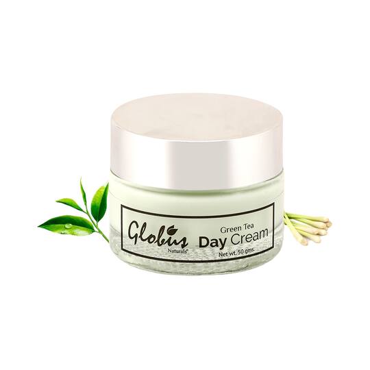 Globus Naturals Green Tea Day Cream With Goodness Of Lemongrass (50g)