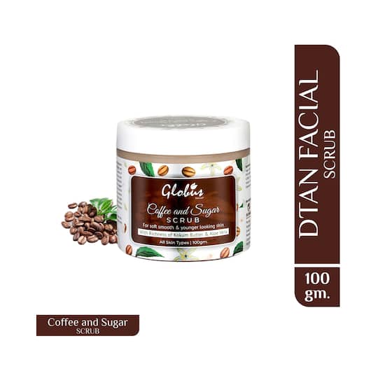 Globus Naturals Detoxifying Coffee And Sugar Scrub (100g)