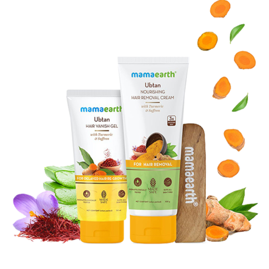 Mamaearth Ubtan Nourishing Hair Removal Kit (150g)