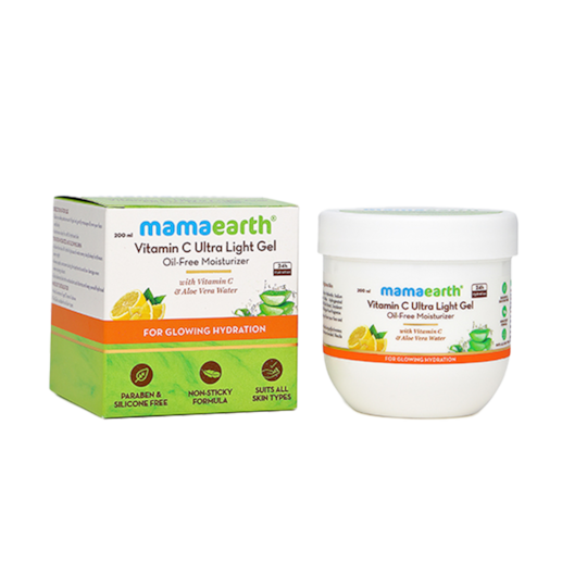 Mamaearth Vitamin C Ultra Light Gel Oil Free Moisturizer (200ml)